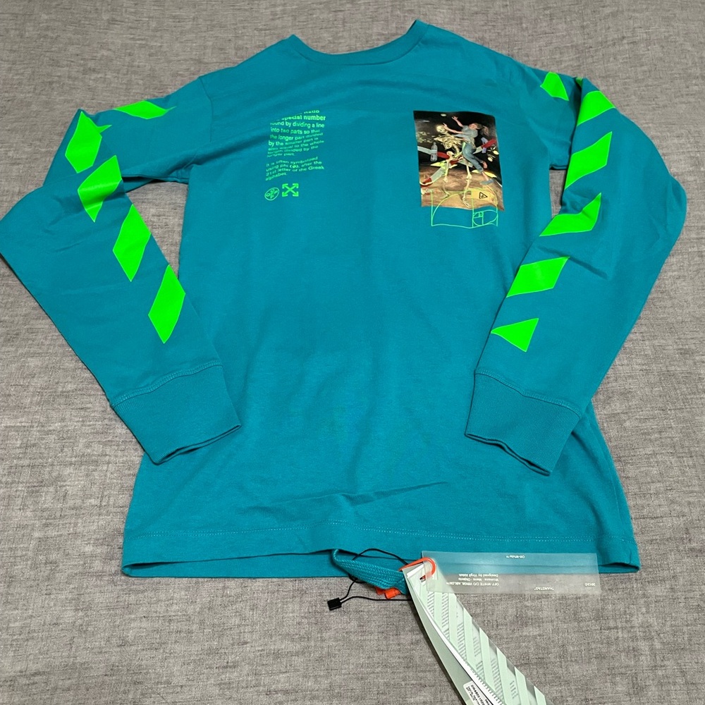OFF-WHITE LONG SLEEVE PASCAL PAINTING TEE
